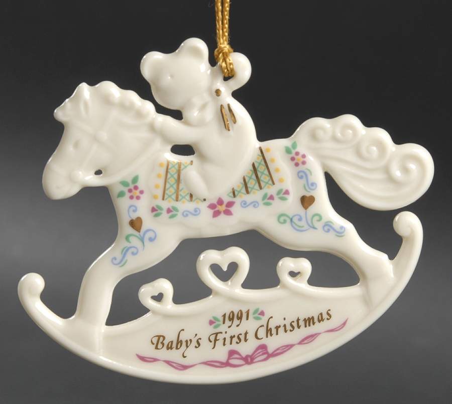 Baby's First Christmas-Rocking Horse Rocking Horse - No Box by Lenox-1