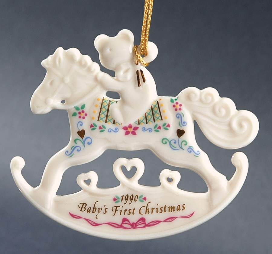 Baby's First Christmas-Rocking Horse Rocking Horse - No Box by Lenox-1