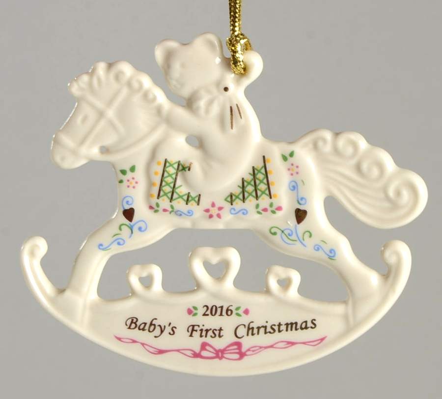 Baby's First Christmas-Rocking Horse Rocking Horse - Boxed by Lenox-1