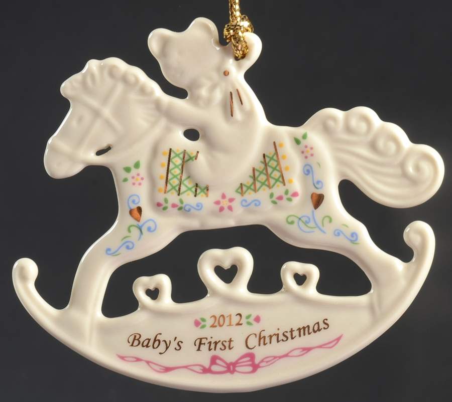 Baby's First Christmas-Rocking Horse Rocking Horse - No Box by Lenox-1
