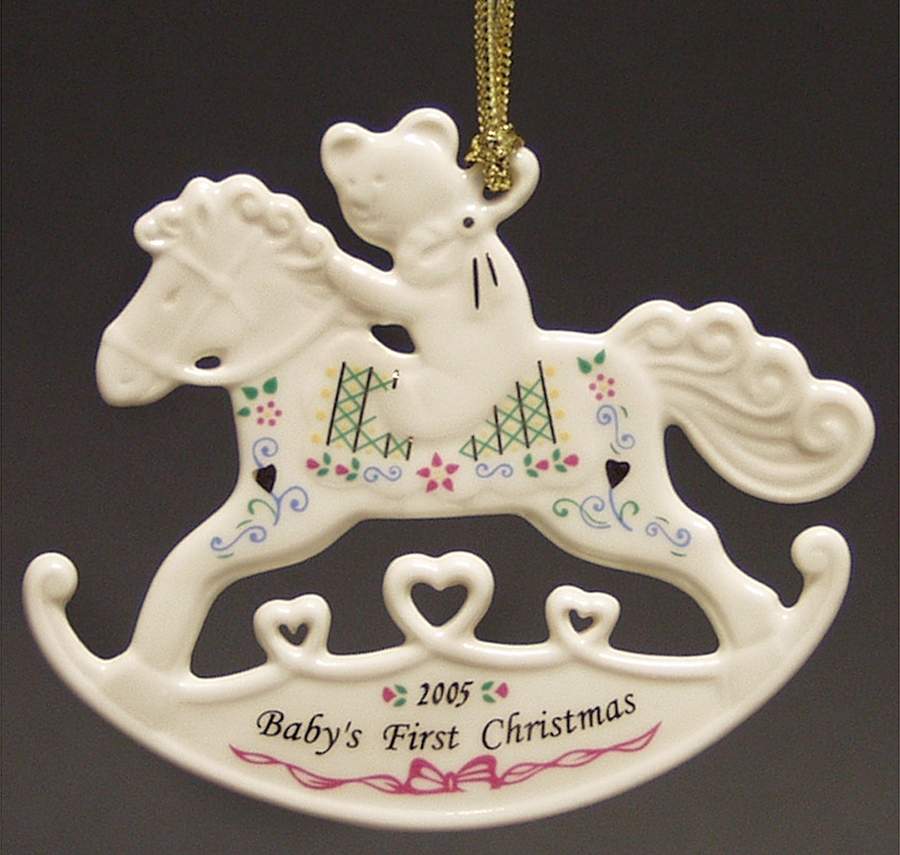 Baby's First Christmas-Rocking Horse Rocking Horse - No Box by Lenox-1