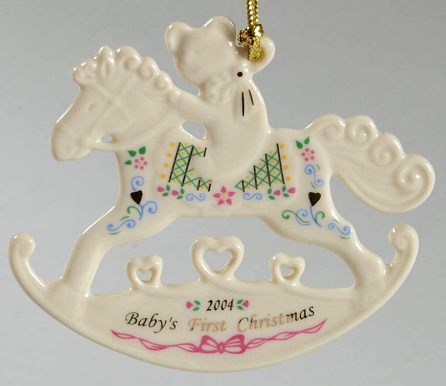 Baby's First Christmas-Rocking Horse Rocking Horse - No Box by Lenox-1