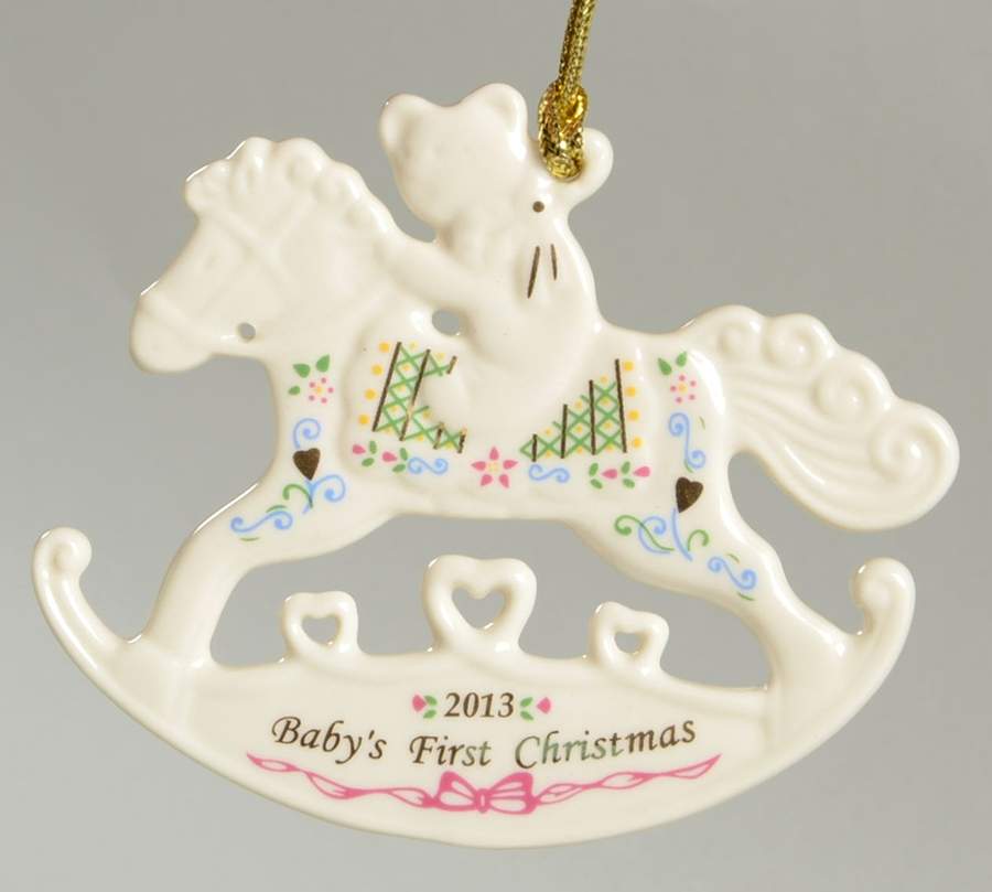 Baby's First Christmas-Rocking Horse Rocking Horse - Boxed by Lenox-1