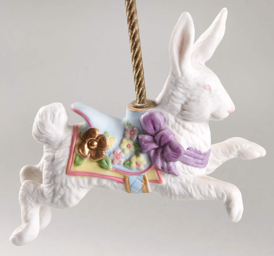 Carousel Animal Hare-Rabbit - No Box by Lenox-1