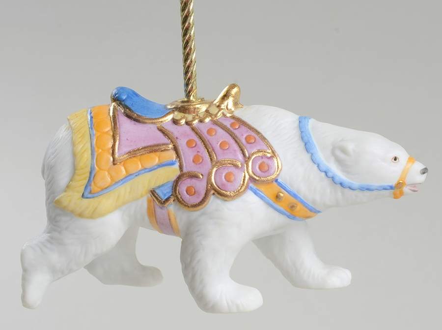 Carousel Animal Polar Bear - Boxed by Lenox-1