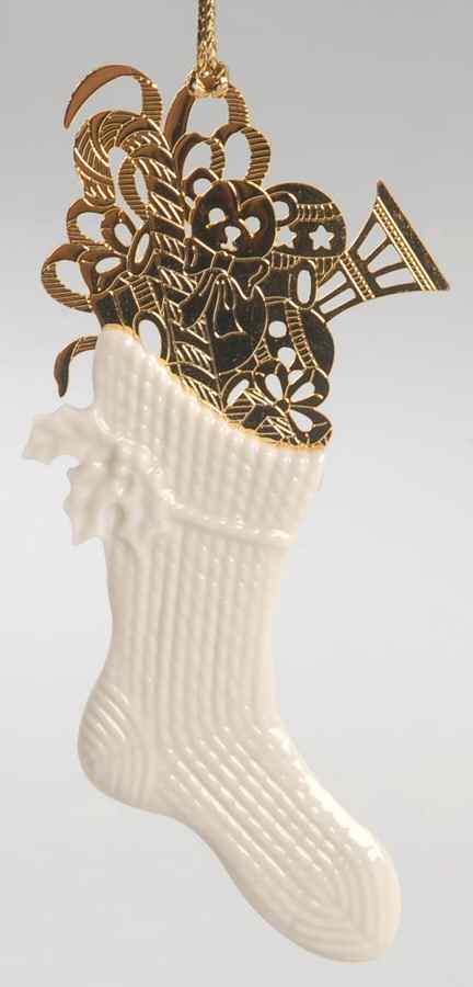 Christmas Gold Stocking - Boxed by Lenox-1