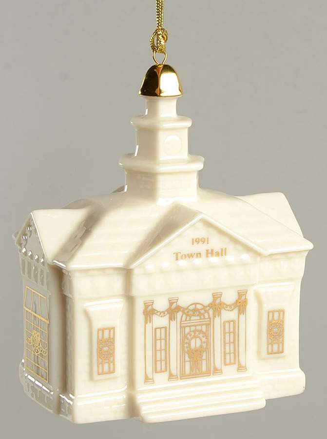 Christmas Village Town Hall - Boxed by Lenox-1