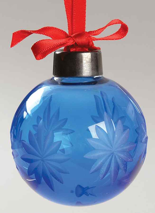 Crystal Ball Ornament Starlight (Blue) - Boxed by Lenox-1