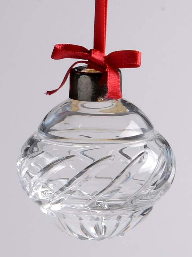 Crystal Ball Ornament Diagonal Cut - Boxed by Lenox-1