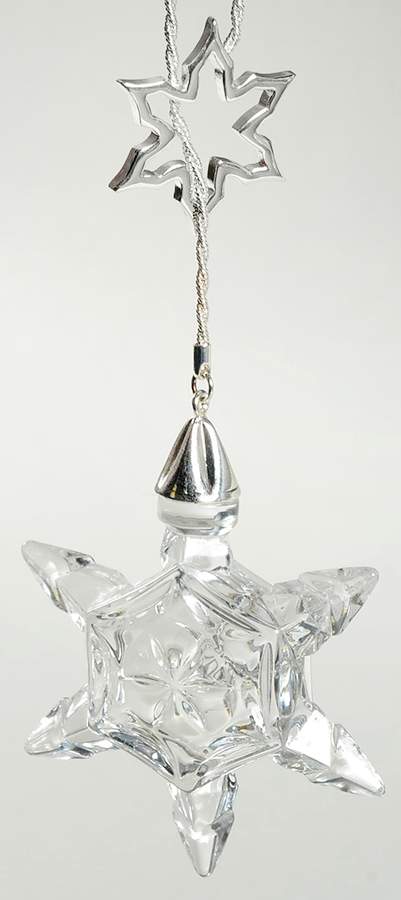Crystal Christmas Ornament Lariat Snowflake - No Box by Lenox-1