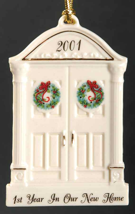 First Christmas In Our New Home 2001-Doors - Boxed by Lenox-1