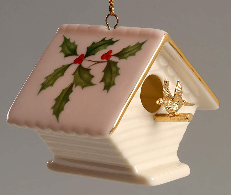 Holiday Annual Ornaments Birdhouse - No Box by Lenox-1