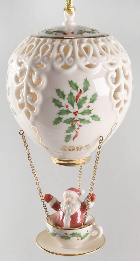 Holiday Annual Ornaments Hot Air Balloon  - Boxed by Lenox-1