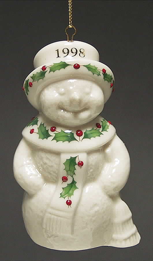Holiday Annual Ornaments Snowman - Boxed by Lenox-1