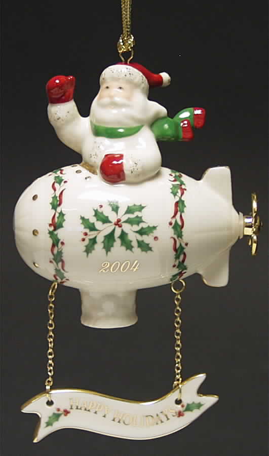 Holiday Annual Ornaments Blimp - Boxed by Lenox-1