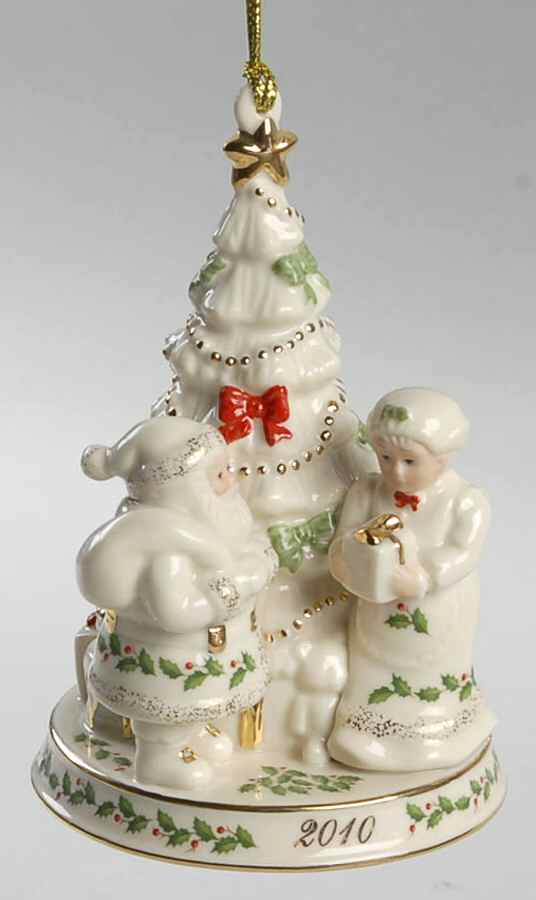 Holiday Annual Ornaments Decorating Santa's Tree - Boxed by Lenox-1