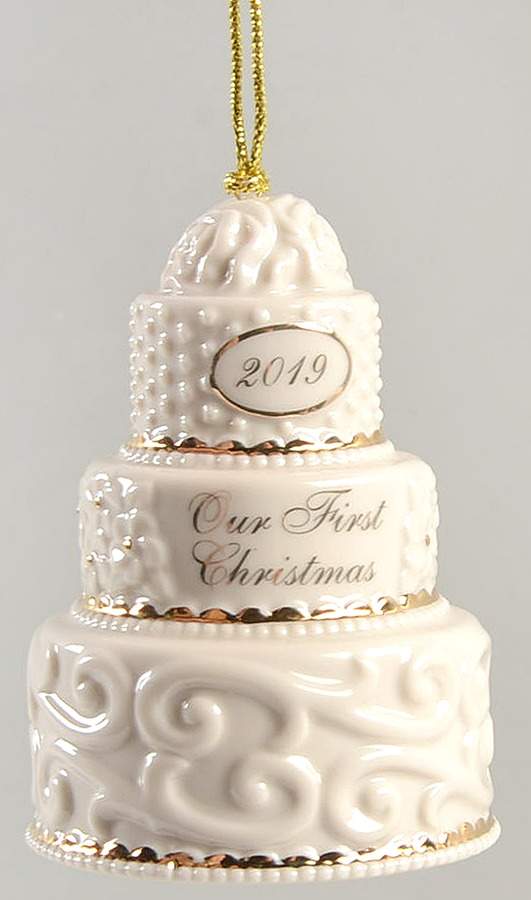 Our First Christmas Together 2019-Wedding Cake - Boxed by Lenox-1