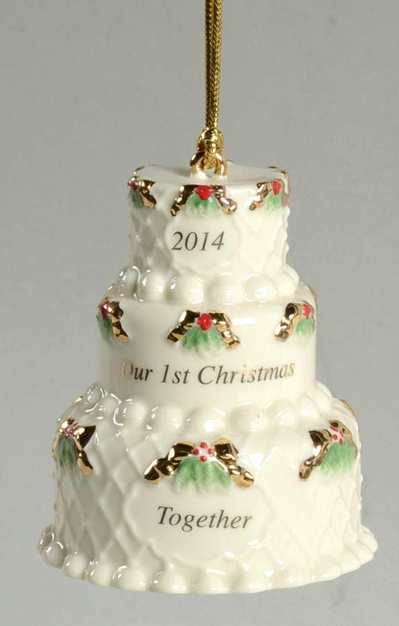 Our First Christmas Together 2014 Wedding Cake - No Box by Lenox-1