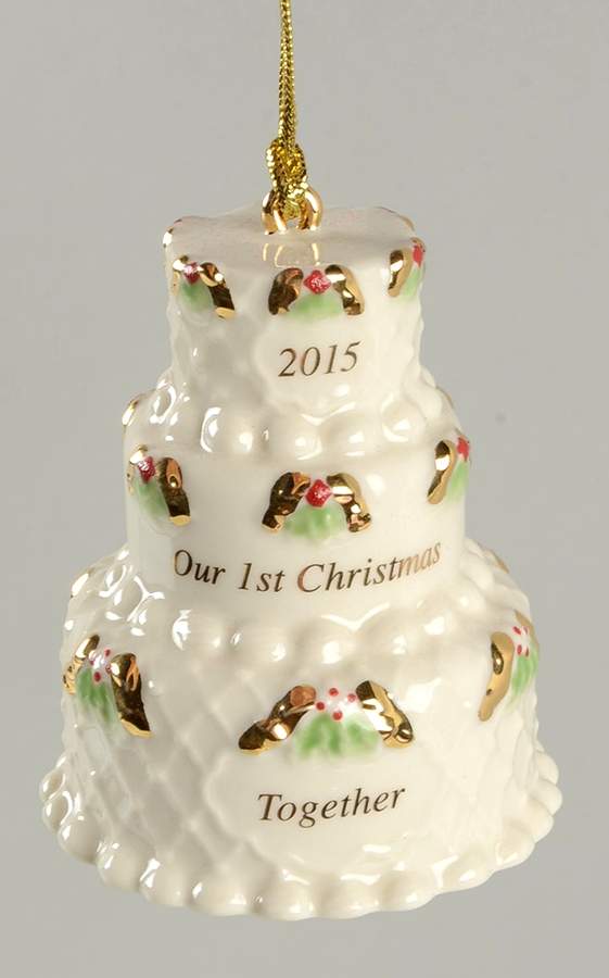 Our First Christmas Together 2015 Wedding Cake - Boxed by Lenox-1