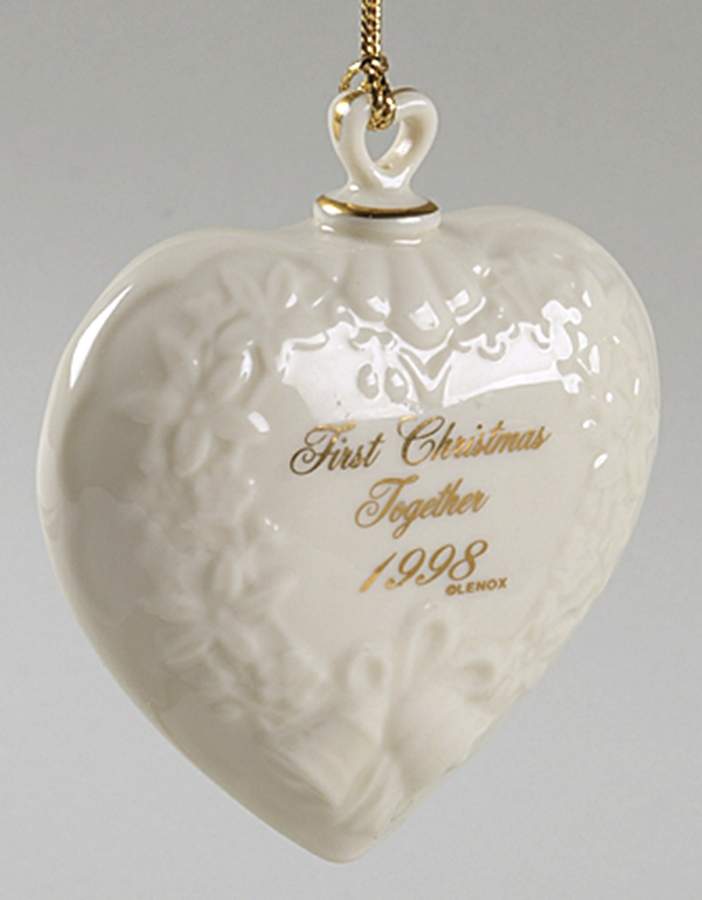 Our First Christmas Together 1998 - Heart - Boxed by Lenox-1