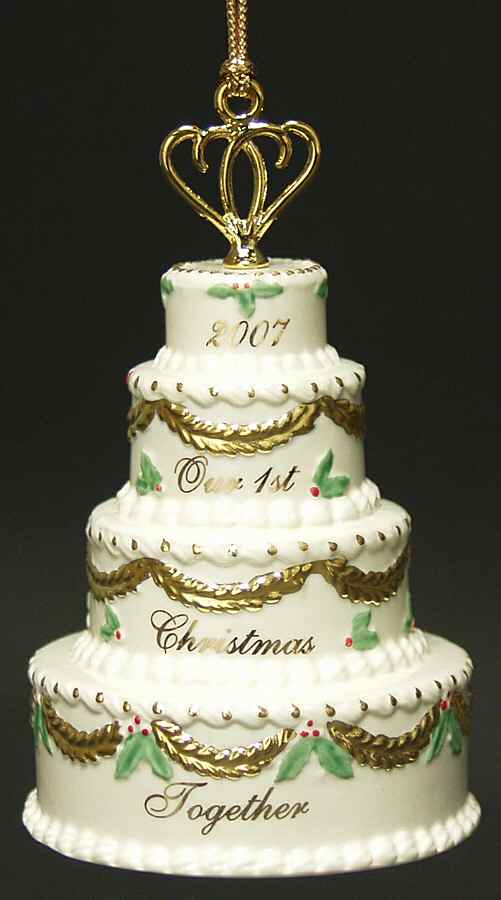Our First Christmas Together 2007 Wedding Cake - Boxed by Lenox-1