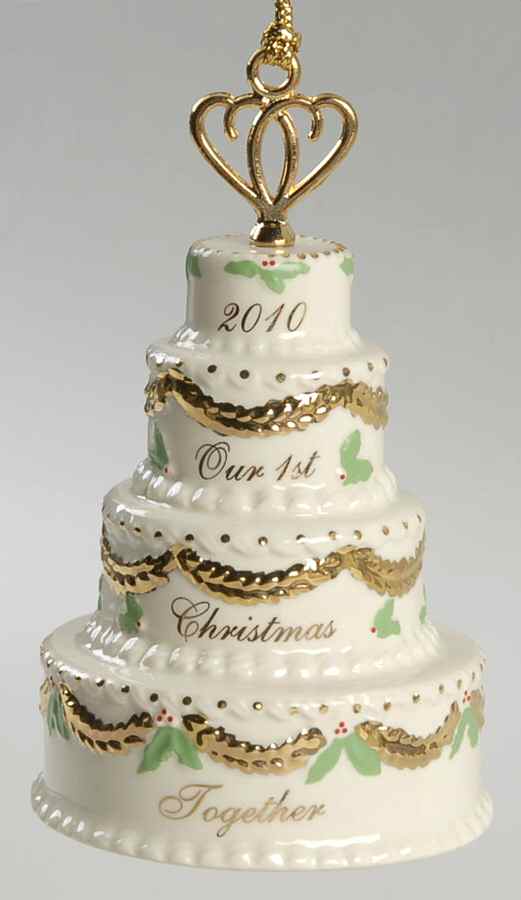 Our First Christmas Together 2010 Wedding Cake - Boxed by Lenox-1