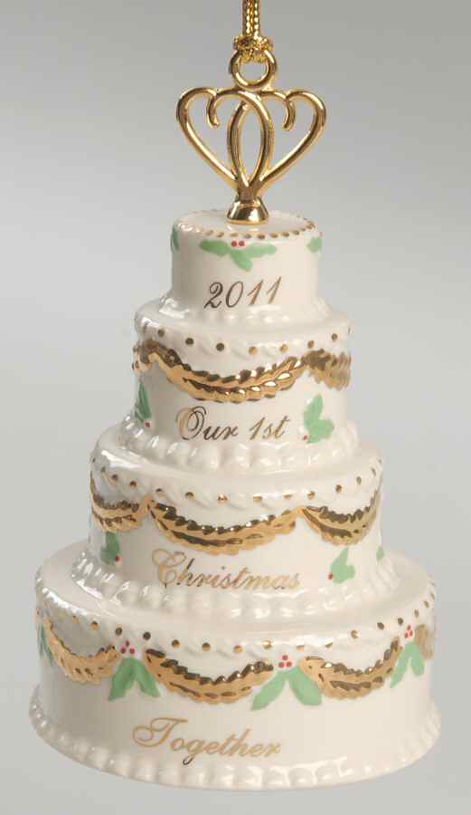 Our First Christmas Together 2011 Wedding Cake - Boxed by Lenox-1