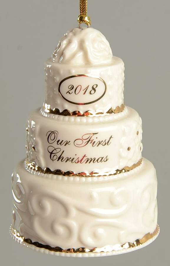 Our First Christmas Together 2018-Wedding Cake - Boxed by Lenox-1