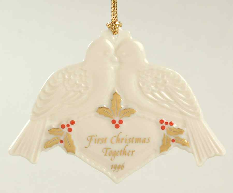 Our First Christmas Together 1996-Lovebirds - Boxed by Lenox-1