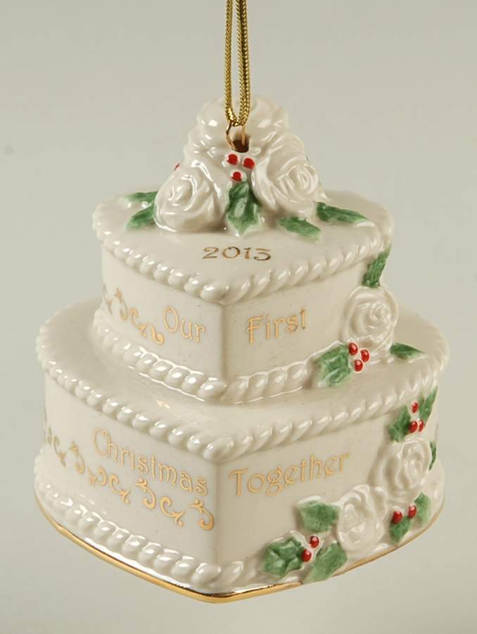 Our First Christmas Together 2013 Wedding Cake - No Box by Lenox-1