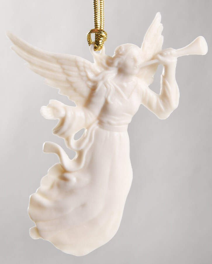 Renaissance Angels Angel With Trumpet-Matt - No Box by Lenox-1