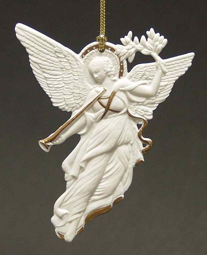 Renaissance Gold Angel With Trumpet - With Box by Lenox-1