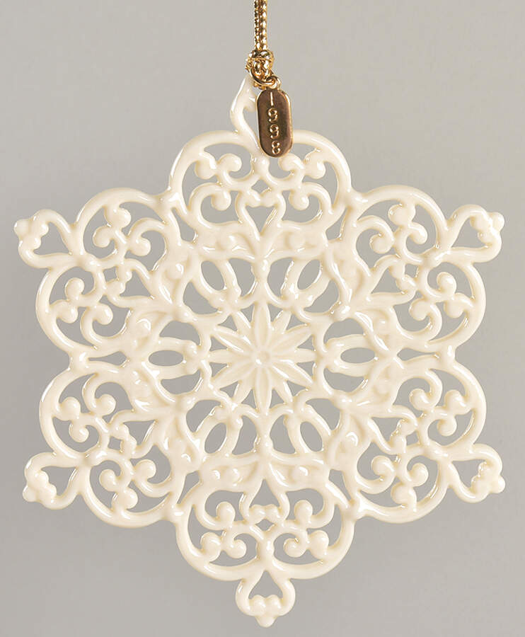 Snow Fantasies Snowflake 1998-Snowflake - Boxed by Lenox-1