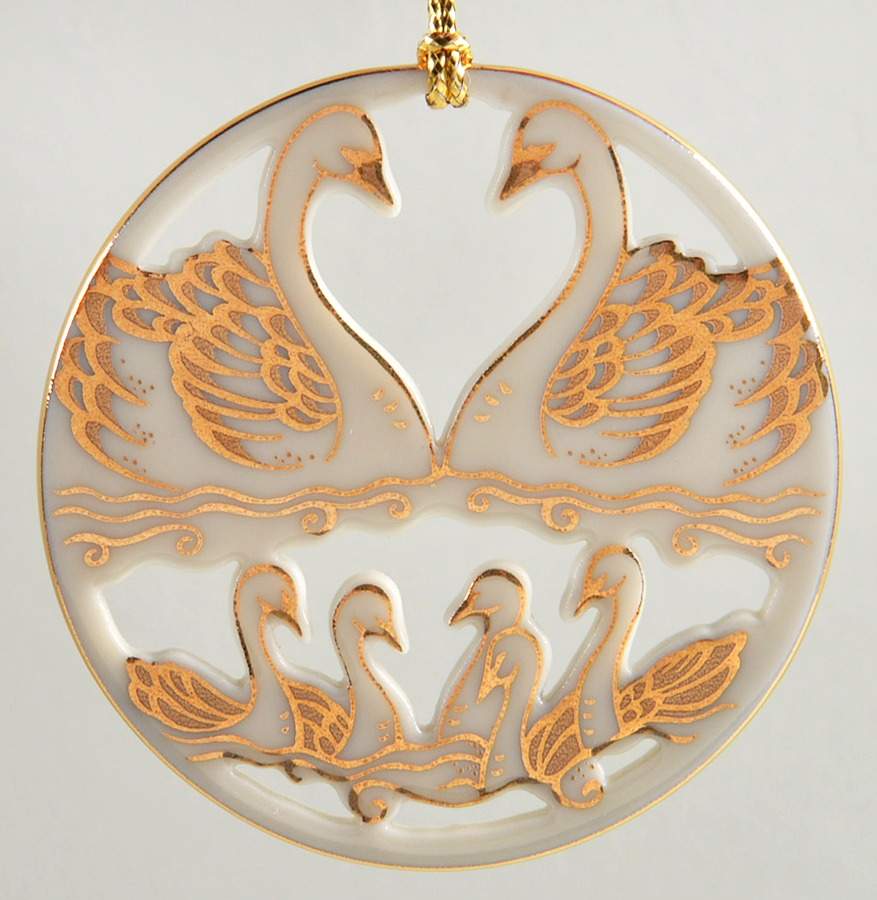 Twelve Days of Christmas Seven Swans A Swimming - Boxed by Lenox-1