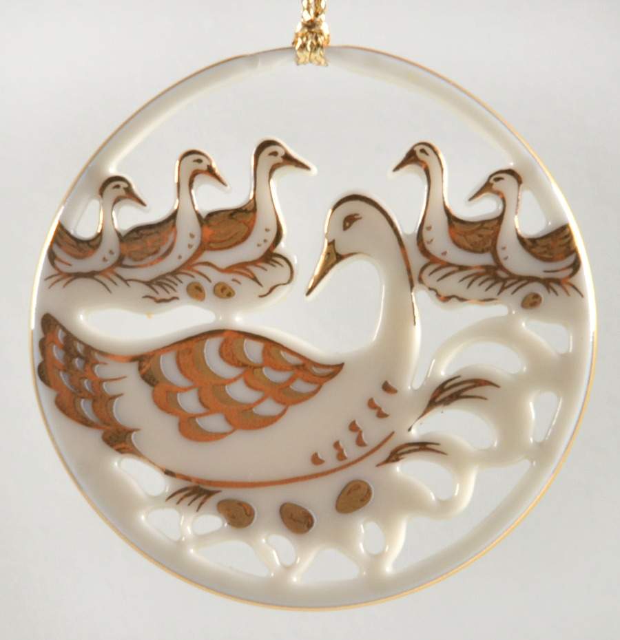 Twelve Days of Christmas Six Geese A Laying - Boxed by Lenox-1