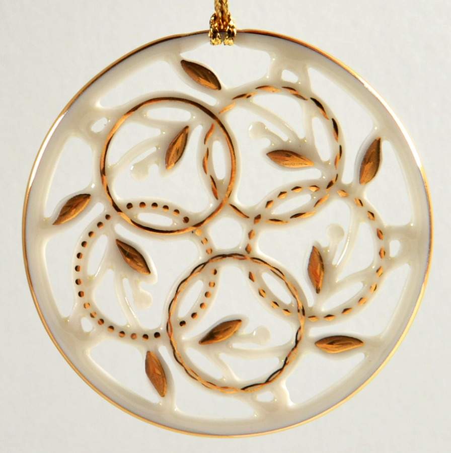 Twelve Days of Christmas Five Golden Rings - Boxed by Lenox-1