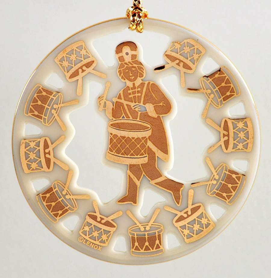 Twelve Days of Christmas Twelve Drummers Drumming - Boxed by Lenox-1