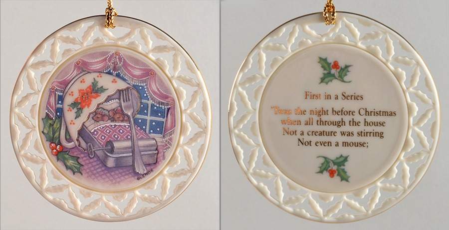 Twas the Night Before Christmas Not A Creature Was Stiring - With Box by Lenox-1