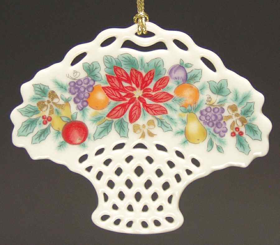 Victorian Lace Basket-Fruit - Boxed by Lenox-1