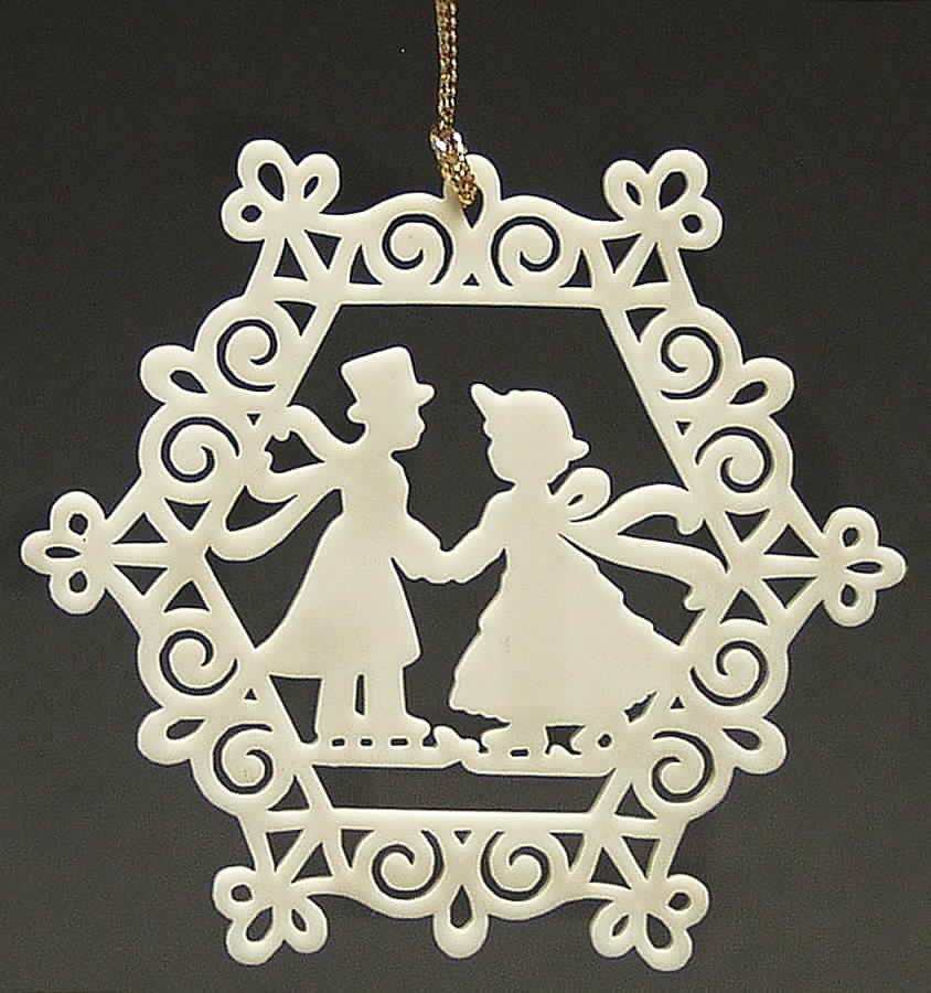 Victorian Silhouette Skaters - With Box by Lenox-1