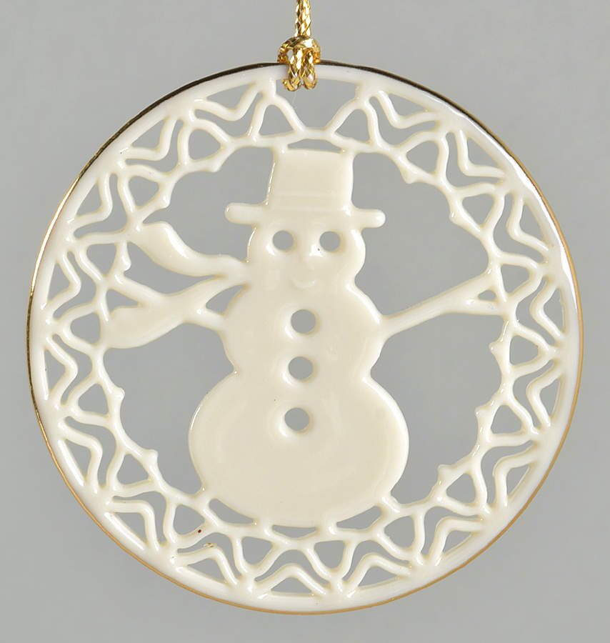 Yuletide Ornaments (Older) Snowman - Boxed by Lenox-1