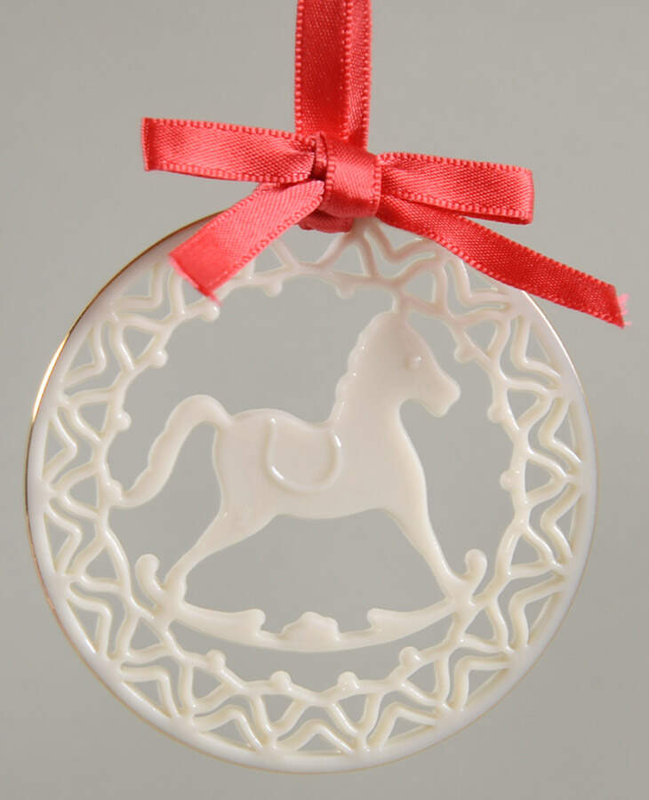 Yuletide Ornaments (Older) Rocking Horse - Boxed by Lenox-1