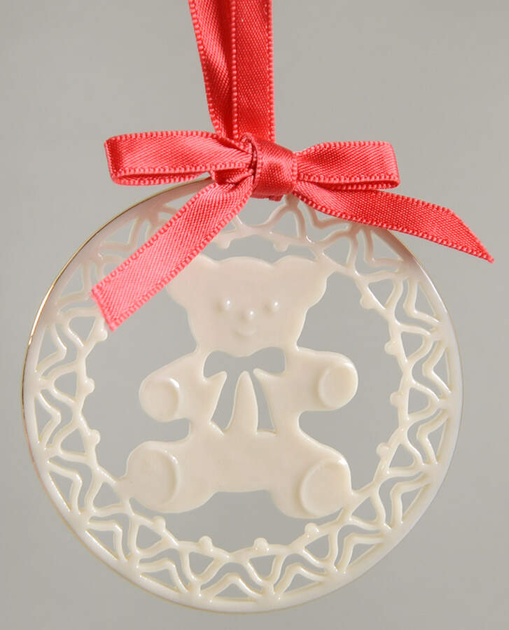 Yuletide Ornaments (Older) Teddy Bear - With Box by Lenox-1