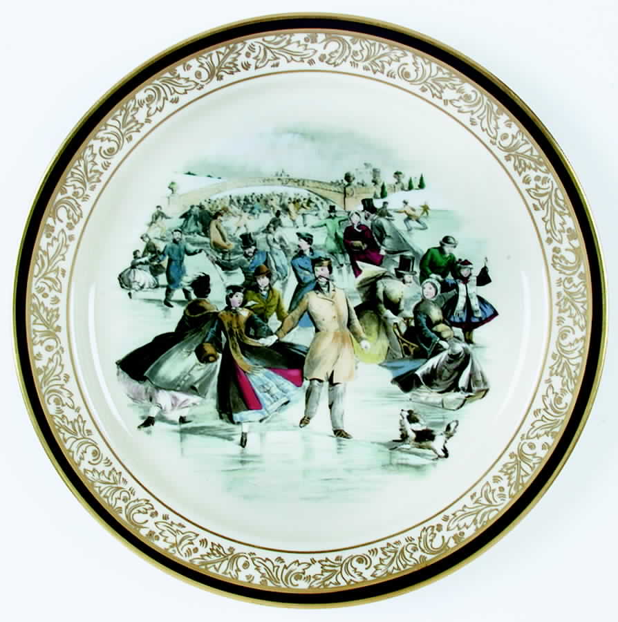 Currier & Ives By Lenox China Central Park In Winter - With Box by Lenox-1