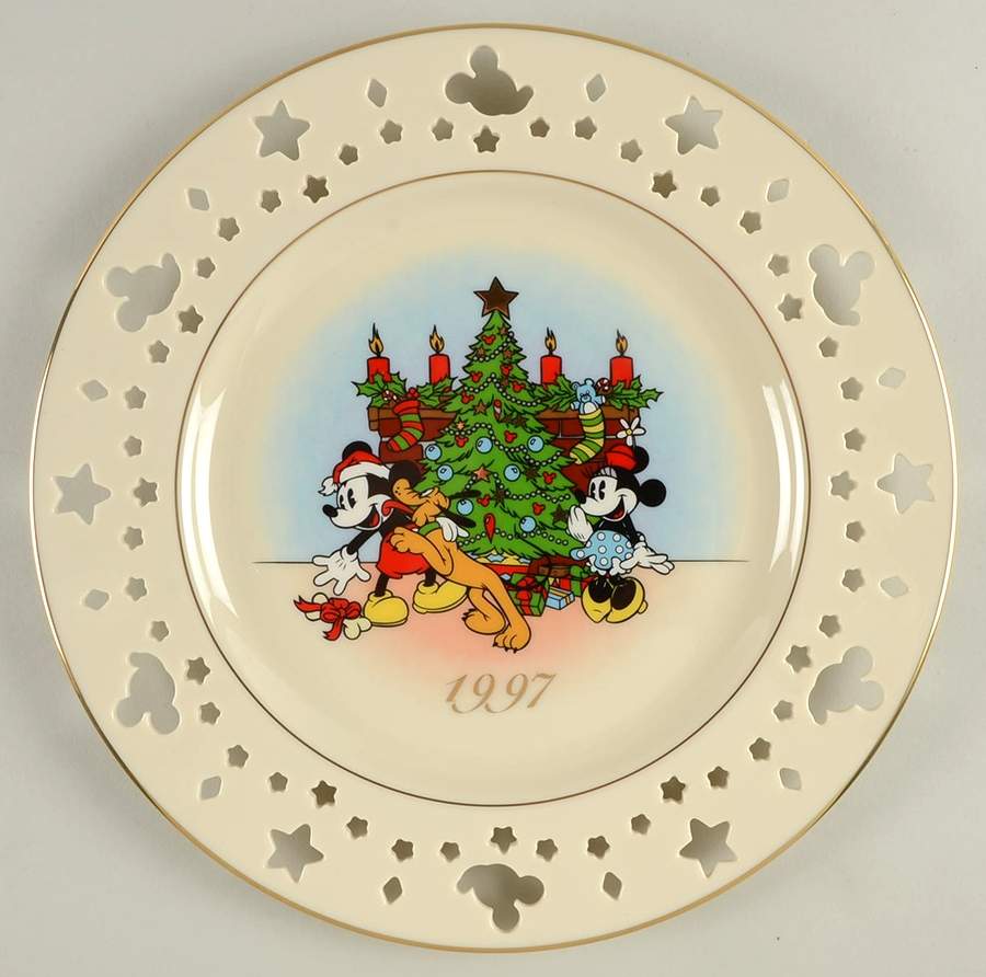 Disney-Mickey and Minnie Trimming Trio - With Box by Lenox-1