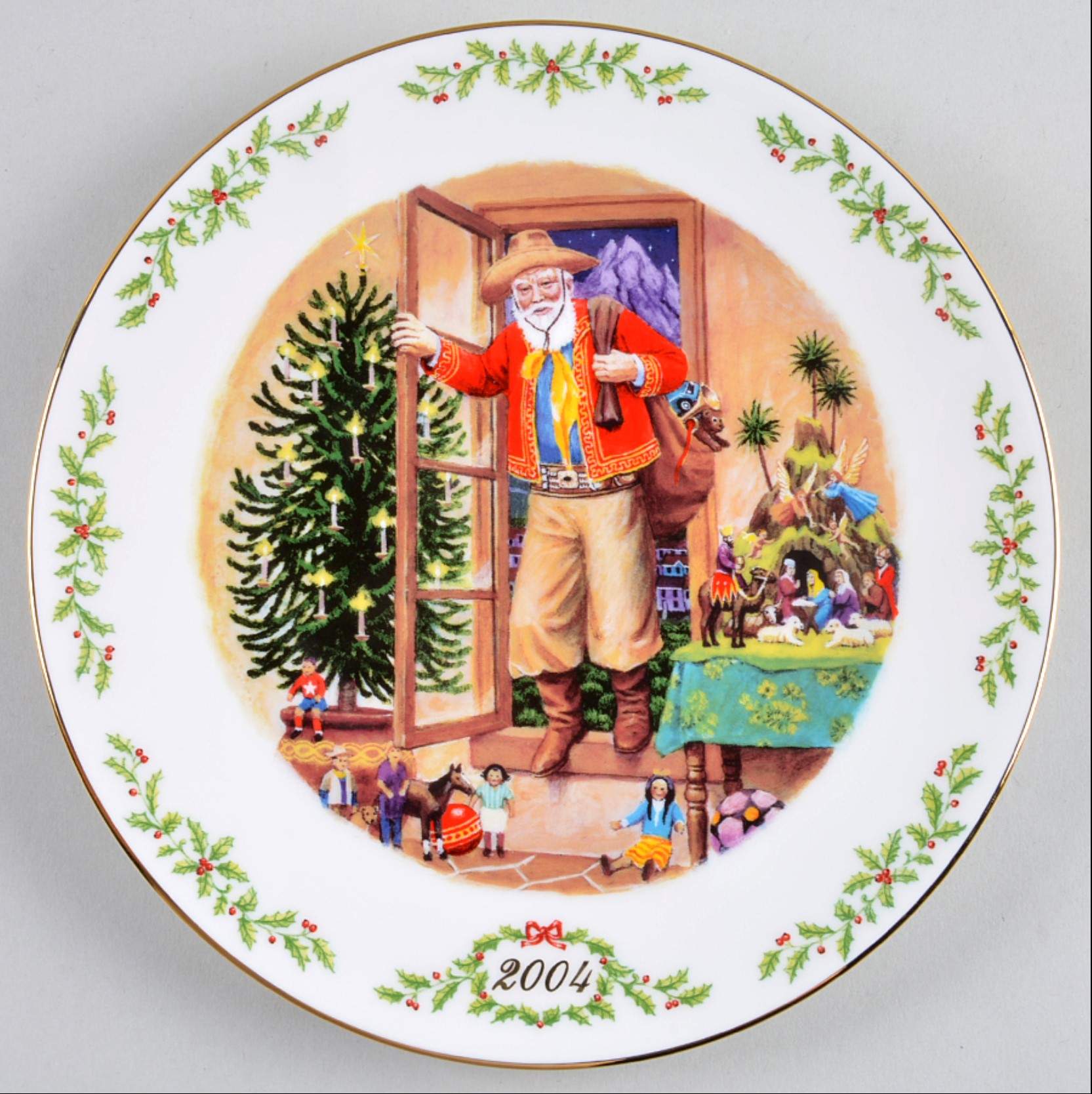 International Victorian Santas Viejo Pascuero-Chilean - No Box by Lenox-1
