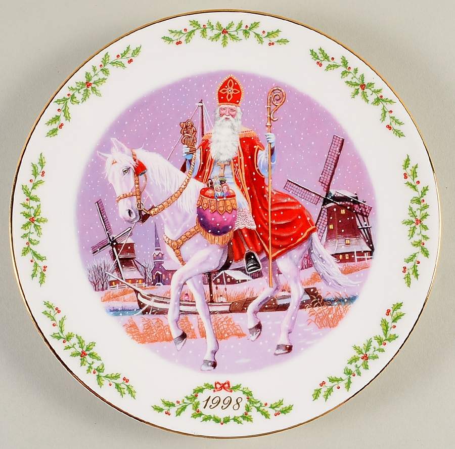 International Victorian Santas Sinterklaas-Dutch Santa - Boxed by Lenox-1