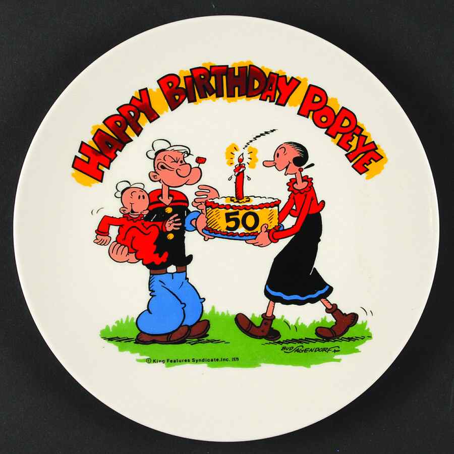 Popeye's 50th Anniversary Happy Birthday Popeye - With Box by Lynell-1