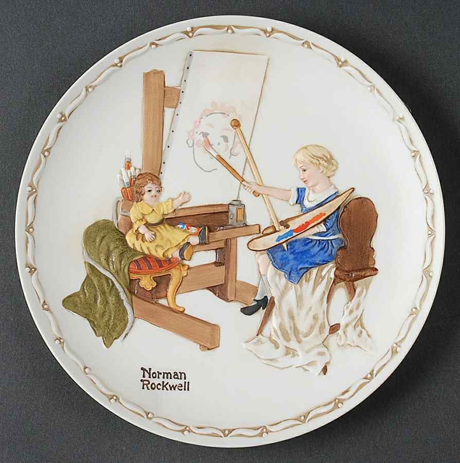 Norman Rockwell Collection of Legendary Art The Artist's Daughter - No Box by Lynell-1