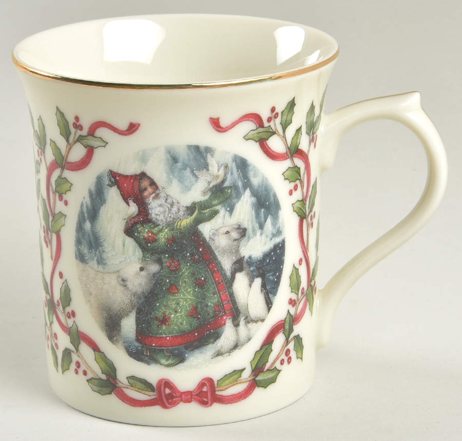 Magic of Christmas-Mug Santa's Gift Of Peace - No Box by Lenox-1